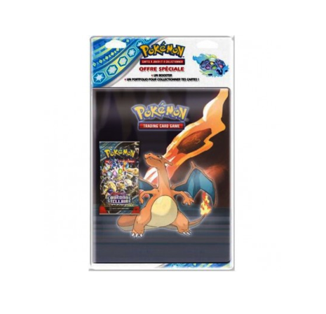 Portfolio rigide Pokémon 180 pages + 1 booster