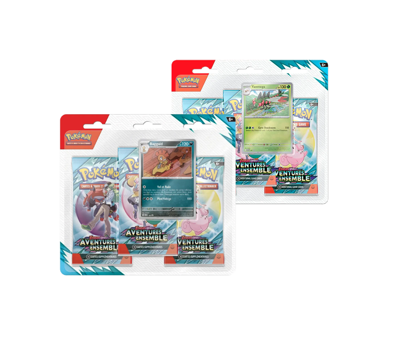 Tri pack EV9 - Pokemon- aventures ensemble (Illustration aléatoire)