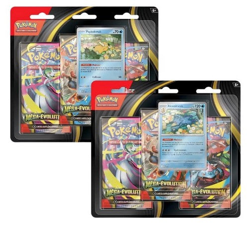 Tripack ME01 - Pokémon - Méga Evolution FR (illustration aléatoire)