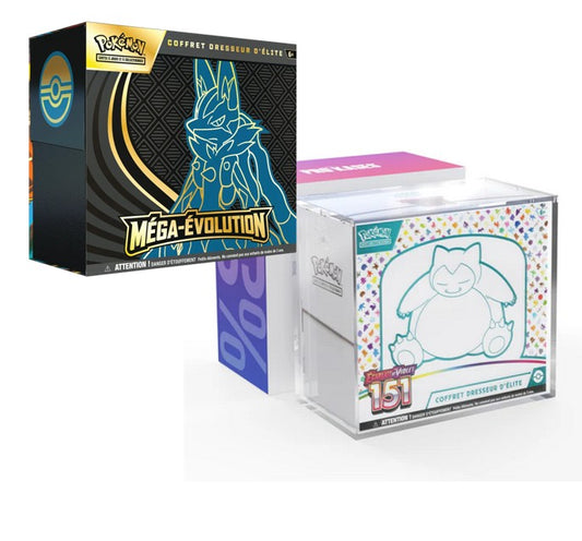 ETB Lucario et Acrylique Prokases - Pokémon – Méga Evolution - FR